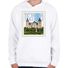PRINTFASHION Tiszadob - Gyerek kapucnis pulóver - Fehér gyerek pulóver, kardigán