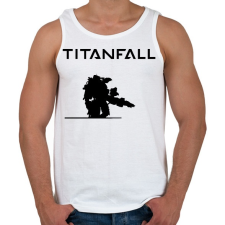 PRINTFASHION Titanfall - Férfi atléta - Fehér atléta, trikó