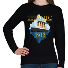 PRINTFASHION Titanic 1912 - Női pulóver - Fekete női pulóver, kardigán