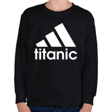 PRINTFASHION Titanic 2 - Gyerek pulóver - Fekete