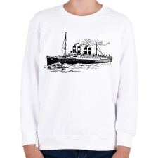 PRINTFASHION Titanic - Gyerek pulóver - Fehér gyerek pulóver, kardigán