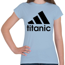 PRINTFASHION Titanic - Női póló - Világoskék női póló