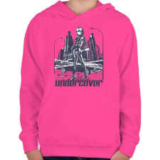 PRINTFASHION Titkos - Gyerek kapucnis pulóver - Fukszia gyerek pulóver, kardigán