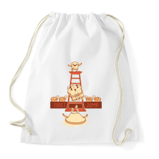 PRINTFASHION Toast magasugrás - Sportzsák, Tornazsák - Fehér tornazsák