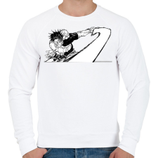 PRINTFASHION Toji Fushiguro - Férfi pulóver - Fehér férfi pulóver, kardigán