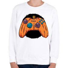 PRINTFASHION Tök joystick - Gyerek pulóver - Fehér gyerek pulóver, kardigán