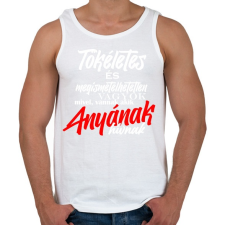 PRINTFASHION tökéletes anya fehér - Férfi atléta - Fehér atléta, trikó