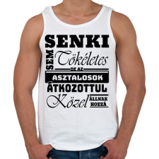 PRINTFASHION tökéletes asztalos - Férfi atléta - Fehér atléta, trikó