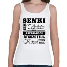 PRINTFASHION tökéletes asztalos - Női atléta - Fehér női trikó