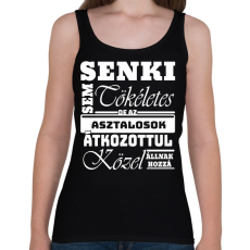 PRINTFASHION Tökéletes asztalos - Női atléta - Fekete