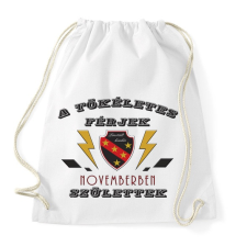 PRINTFASHION Tökéletes férjek november - Sportzsák, Tornazsák - Fehér tornazsák
