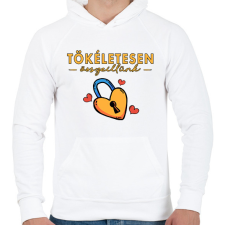 PRINTFASHION Tökéletesen összeillünk - Páros póló - Férfi kapucnis pulóver - Fehér férfi pulóver, kardigán