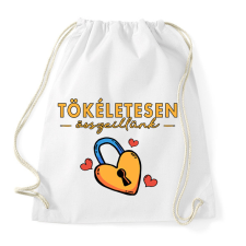 PRINTFASHION Tökéletesen összeillünk - Páros póló - Sportzsák, Tornazsák - Fehér tornazsák