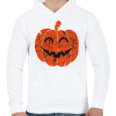 PRINTFASHION Töki - Férfi kapucnis pulóver - Fehér