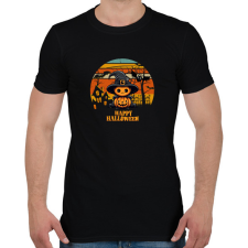 PRINTFASHION Töki Halloween - Férfi póló - Fekete férfi póló