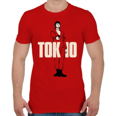 PRINTFASHION Tokio - Férfi póló - Piros