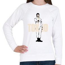 PRINTFASHION Tokio - Női pulóver - Fehér