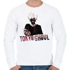 PRINTFASHION Tokyo Ghoul - Férfi pulóver - Fehér