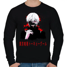 PRINTFASHION TOKYO GHOUL - Férfi pulóver - Fekete férfi pulóver, kardigán