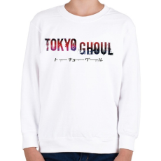 PRINTFASHION Tokyo ghoul - Gyerek pulóver - Fehér