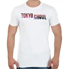 PRINTFASHION Tokyo Ghoul logo - Férfi póló - Fehér férfi póló