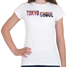 PRINTFASHION Tokyo Ghoul logo - Női póló - Fehér női póló