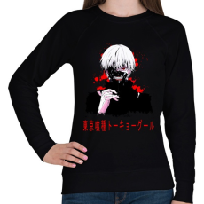 PRINTFASHION TOKYO GHOUL - Női pulóver - Fekete