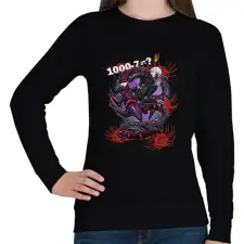 PRINTFASHION tokyo ghoul - Női pulóver - Fekete női pulóver, kardigán