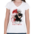 PRINTFASHION Tokyo Ghoul - Női V-nyakú póló - Fehér