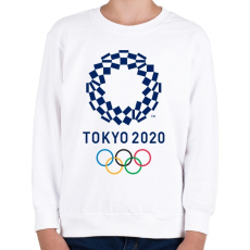 PRINTFASHION Tokyo Olimpic 2020 - Gyerek pulóver - Fehér