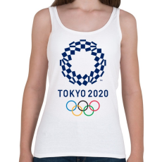 PRINTFASHION Tokyo Olimpic 2020 - Női atléta - Fehér