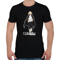 PRINTFASHION Tokyo Revengers - Mikey - Férfi póló - Fekete