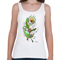 PRINTFASHION Tollpihe - Női atléta - Fehér