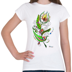 PRINTFASHION Tollpihe - Női póló - Fehér
