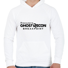 PRINTFASHION Tom Clancy's Ghost Recon Breakpoint - Férfi kapucnis pulóver - Fehér férfi pulóver, kardigán
