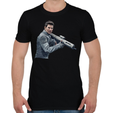 PRINTFASHION Tom Cruise - Férfi póló - Fekete férfi póló