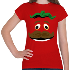 PRINTFASHION Tomatohead - Női póló - Piros női póló