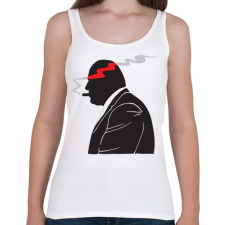 PRINTFASHION Tony Soprano - Női atléta - Fehér női trikó