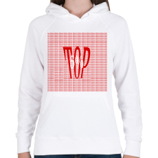 PRINTFASHION TOP 5% (failure) - Női kapucnis pulóver - Fehér