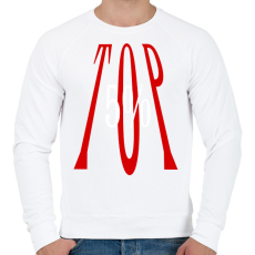 PRINTFASHION TOP 5% - Férfi pulóver - Fehér