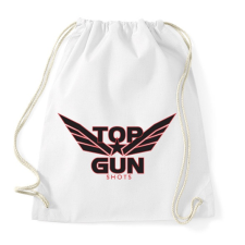 PRINTFASHION TOP GUN - Sportzsák, Tornazsák - Fehér tornazsák