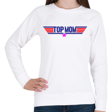 PRINTFASHION Top Mom - Női pulóver - Fehér