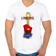 PRINTFASHION Török Edina 03 - Férfi V-nyakú póló - Fehér férfi póló