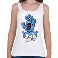 PRINTFASHION Törpkézfej - Női atléta - Fehér női trikó