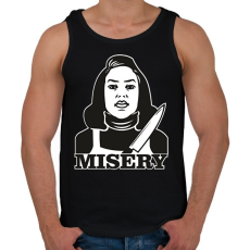 PRINTFASHION Tórtúra - Férfi atléta - Fekete