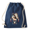 PRINTFASHION Törzsfőnök - Sportzsák, Tornazsák - Sötétkék