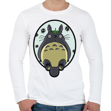 PRINTFASHION Totoro - Férfi hosszú ujjú póló - Fehér
