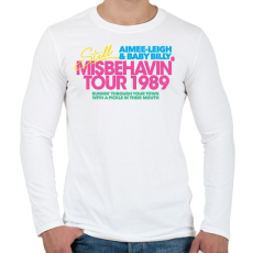 PRINTFASHION Tour 1989 - Férfi hosszú ujjú póló - Fehér