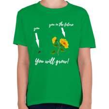 PRINTFASHION Tovább fogsz fejlődni - Gyerek póló - Zöld gyerek póló