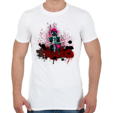 PRINTFASHION toxic - Férfi póló - Fehér